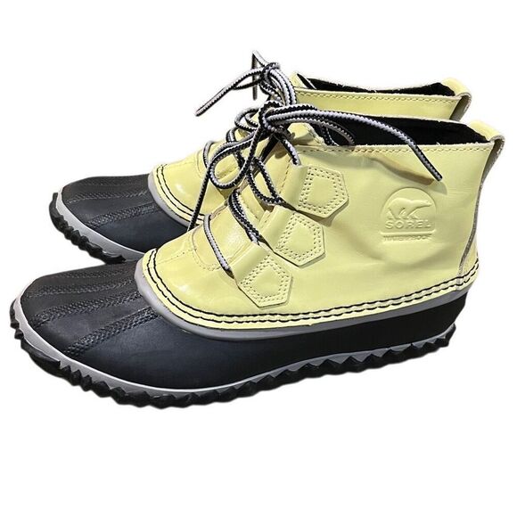 SOREL Out n' About 'Zest Dove' Rain Boots Size 7 - Picture 6 of 10